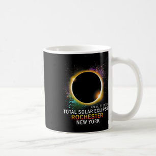 Caneca De Café Rochester New York Total Solar Eclipse 8 de abril