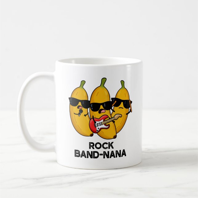 Caneca De Café Rock Banda Nana Funny Banana Pun (Esquerda)