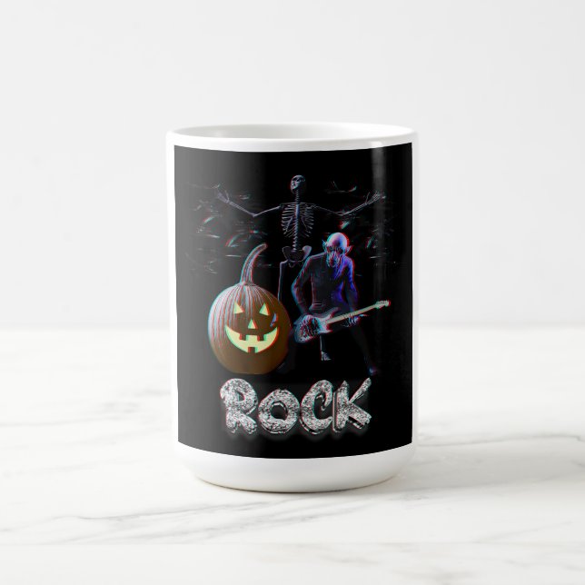 Caneca De Café Rock do Halloween 3D (Centro)