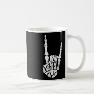 Caneca De Café Rock Hand Pocket preguiçoso Halloween Costume Bone