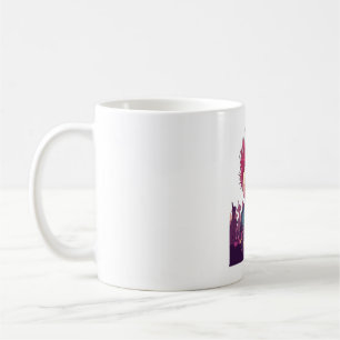 Caneca De Café Rock N� Caveira � Concerto Esqueleto Punk Divertid