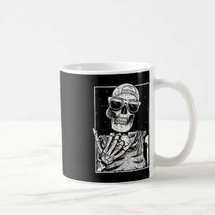 Caneca De Café Rock N Roll Banda Preguiçoso Halloween Figurume Ro