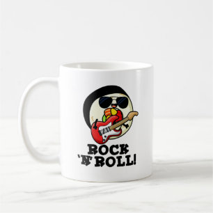 Caneca De Café Rock n Roll Cute Sushi Roll Pun