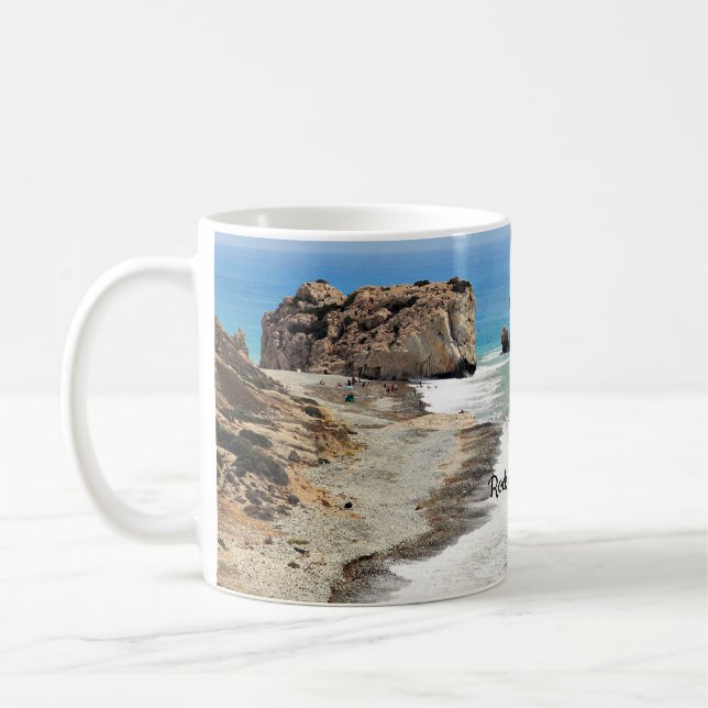 Caneca De Café Rock of Aphrordite, Cyprus, (Esquerda)