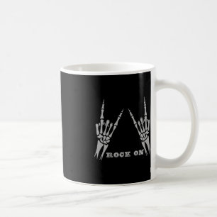 Caneca De Café Rock On Banda Para As Mulheres Rock And Rols Para 