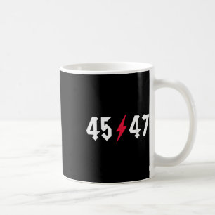 Caneca De Café Rock On Trump 45 47 Presidente Trump Rocks