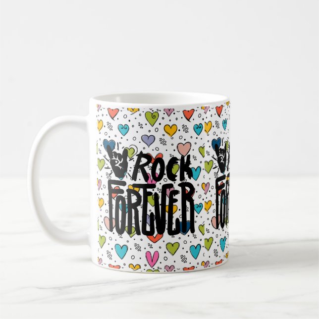 Caneca De Café rock para sempre (Esquerda)
