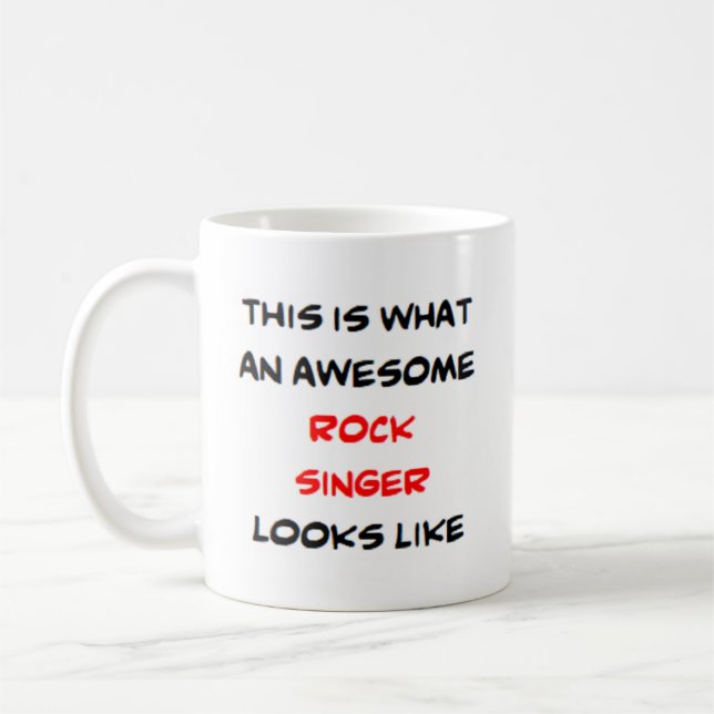 Caneca De Café rock singer, incrível (Esquerda)