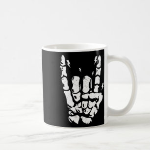 Caneca De Café Rock Skeleton Legal Rocker Halloween Men