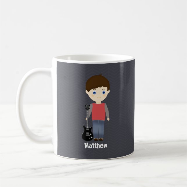 Caneca De Café Rock Star Birthday Boy (Esquerda)