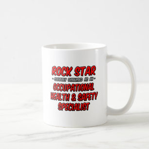 Caneca De Café Rock Star. Especialista em Segurança no Trabalho