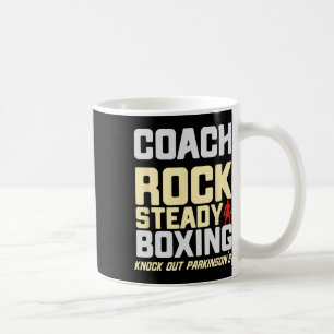 Caneca De Café Rock Steady Boxing Coach Beat Parkinson