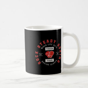 Caneca De Café Rock Steady Boxing Parkinson's quando a vida é toc