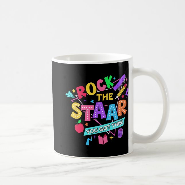 Caneca De Café Rock The Test You Have This Test Day Teachers Stud (Direita)