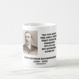 Caneca De Café Rockefeller para ver meus dividendos vir nas