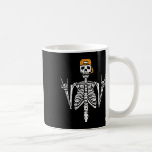 Caneca De Café Rocker Caveira Boné Skater Legal Halloween Punk Ro