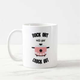 Caneca De Café Rocker com sua Panela Rosa