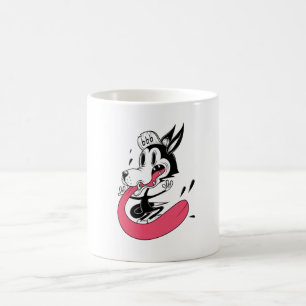 Caneca De Café Rocker Dog
