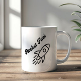 Caneca De Café Rocket Fuel Little Rocket