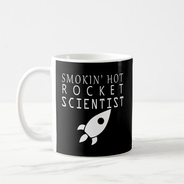 Caneca De Café Rocket Scientist Rocketry Nerd For Science Geek (Esquerda)