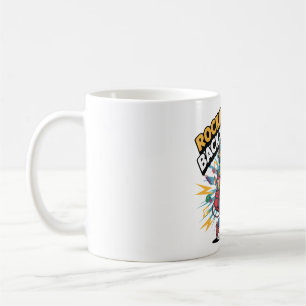 Caneca De Café Rockin' My Way Back to School Kid
