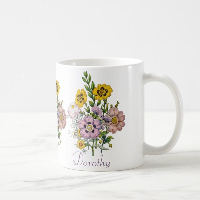 Caneca De Café Rockroses personalizadas (Direita)