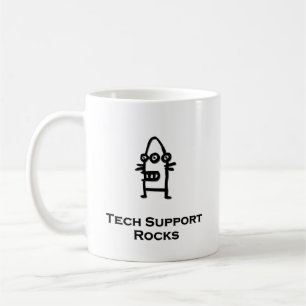 Caneca De Café Rocks de suporte técnico de três olhos