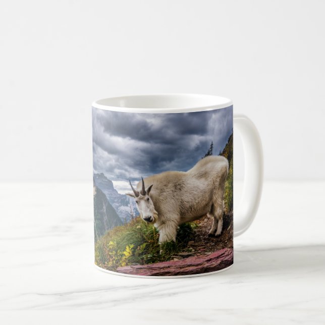 Caneca De Café Rocky Mountain Goat (Frente Esquerda)