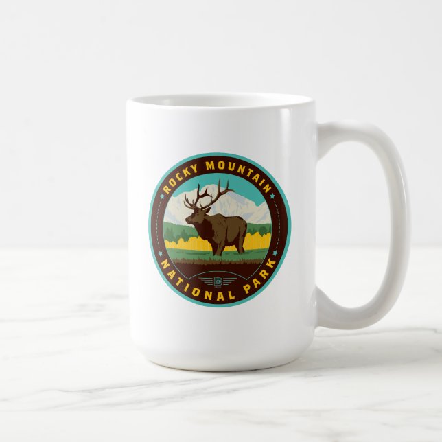 Caneca De Café Rocky Mountain National Park (Direita)