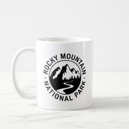 Caneca De Café Rocky Mountain National Park Emblem