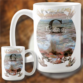 Caneca De Café Rocky Waves 0742
