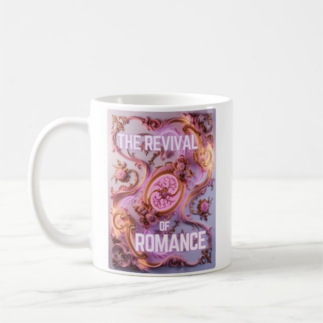 Caneca De Café Rococo Rhapsody - O renascimento do romance (Esquerda)