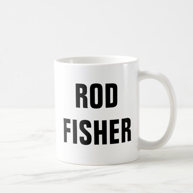 Caneca De Café Rod Fisher Fly Fly Cotes Pescarando (Direita)