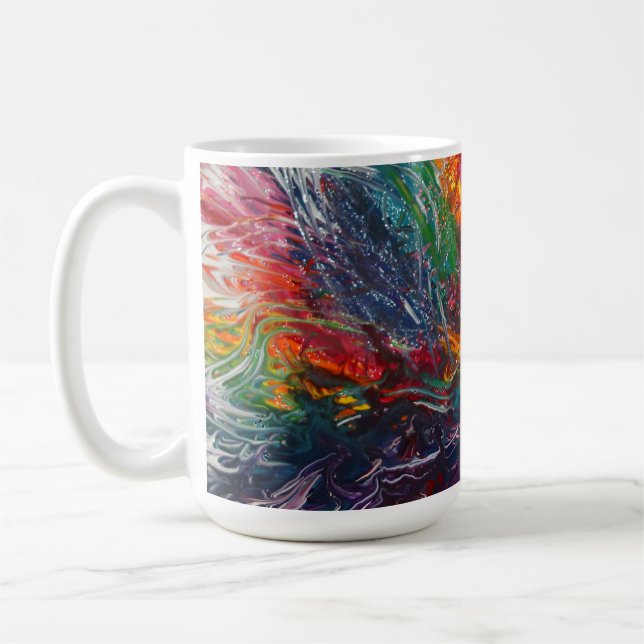 Caneca De Café Roda do espectro de cores (Esquerda)