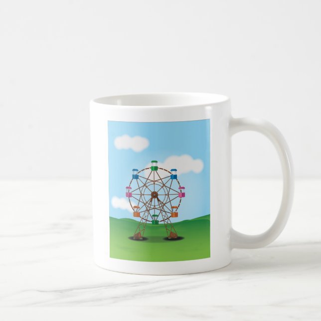 Caneca De Café Roda Funfair (Direita)