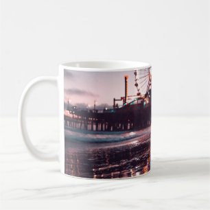 Caneca De Café roda-gigante durante a hora do ouro