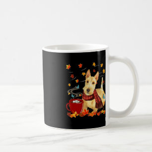 Caneca De Café Roda Scottish Terrier - Queda - Chocolate - Quente