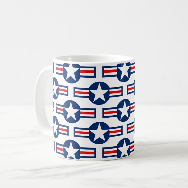 Caneca De Café RODEL MILITAR DOS EUA - Cor (Frente Esquerda)