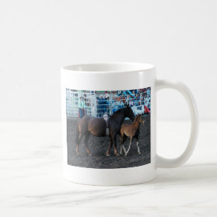 Caneca De Café Rodeo Mare e Foal