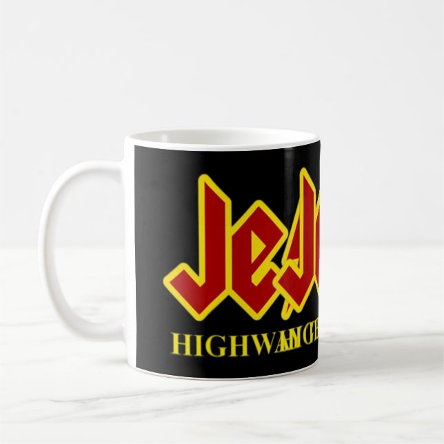 Caneca De Café Rodovia de Jesus para camisetas cristãs engraçadas (Esquerda)