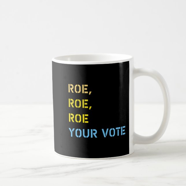 Caneca De Café roe roe seu voto (Direita)