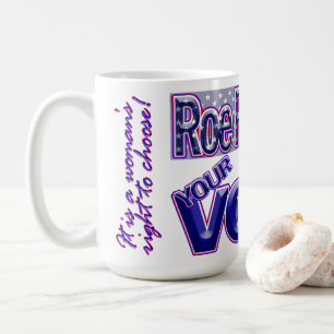 Caneca De Café Roe Roe, Seu Voto!