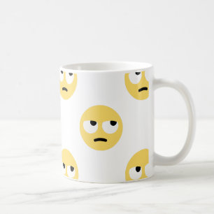 Caneca De Café rolamento do olho do emoji