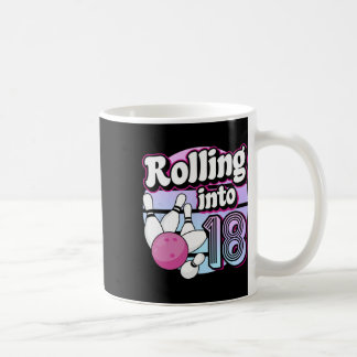 Caneca De Café Rolando para 18 Boliches 18º aniversário