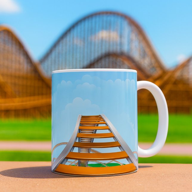 Caneca De Café Rollercoaster (Criador carregado)