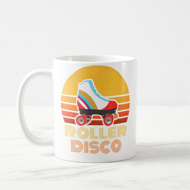 Caneca De Café Rollerskate Skating Roller Disco (Esquerda)