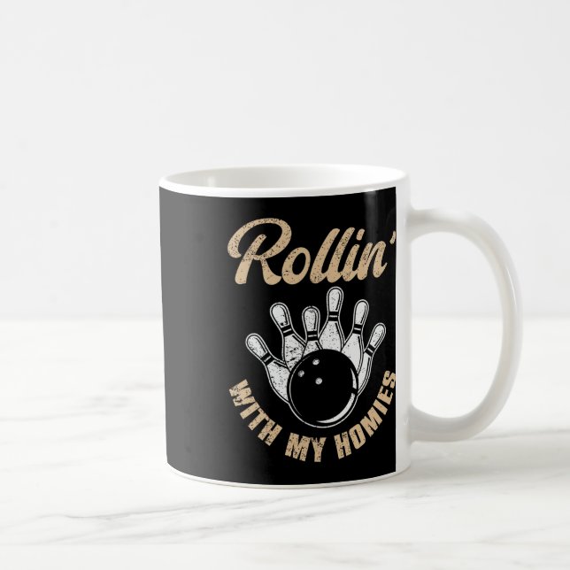 Caneca De Café Rollin com minha Boliche 5 (Direita)
