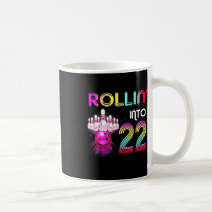 Caneca De Café Rollin para 22 Boliches Festa de aniversário 22º B