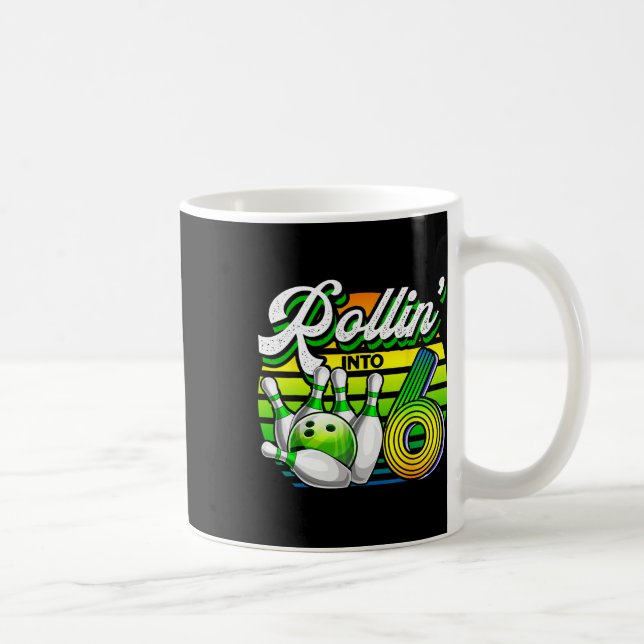 Caneca De Café Rollin' para 6 Parte de Aniversário da 6 da Bola d (Direita)