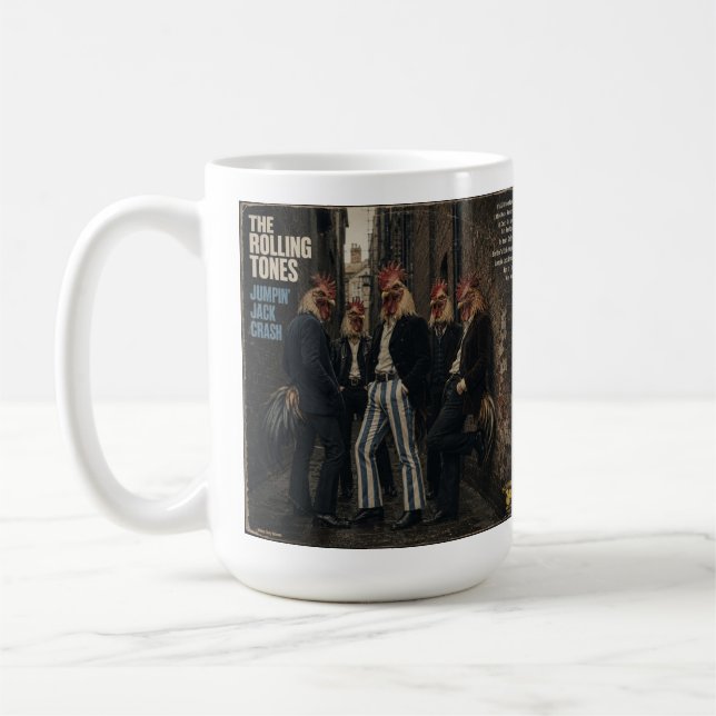 Caneca De Café Rolling Tones: uma Paródia (Esquerda)